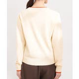 配色がコーデのアクセントに レイヤード風クルーカーディガン | SHOO・LA・RUE | 詳細画像15 