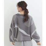 選べる4柄 ダブルZIPで着こなし色々 柄カーディガン | SHOO・LA・RUE | 詳細画像14 