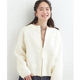 ホワイト(101) | 選べる4柄 ダブルZIPで着こなし色々 柄カーディガン | SHOO・LA・RUE