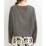 【S-LL】優しく透ける 柔らかシアーデニムブルゾン | SHOO・LA・RUE | 詳細画像16 