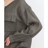 【S-LL】優しく透ける 柔らかシアーデニムブルゾン | SHOO・LA・RUE | 詳細画像18 