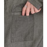 【S-LL】優しく透ける 柔らかシアーデニムブルゾン | SHOO・LA・RUE | 詳細画像19 