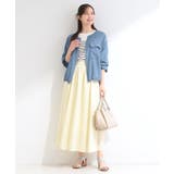 【S-LL】優しく透ける 柔らかシアーデニムブルゾン | SHOO・LA・RUE | 詳細画像8 