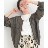 ブラック(019) | 【S-LL】優しく透ける 柔らかシアーデニムブルゾン | SHOO・LA・RUE