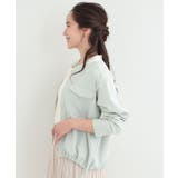 【S-LL】デイリーにも、通勤にも。フラップポケットノーカラーブルゾン | SHOO・LA・RUE | 詳細画像6