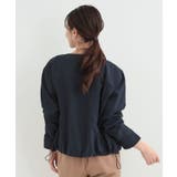 【S-LL】デイリーにも、通勤にも。フラップポケットノーカラーブルゾン | SHOO・LA・RUE | 詳細画像10