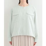 【S-LL】デイリーにも、通勤にも。フラップポケットノーカラーブルゾン | SHOO・LA・RUE | 詳細画像16