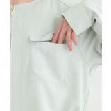 【S-LL】デイリーにも、通勤にも。フラップポケットノーカラーブルゾン | SHOO・LA・RUE | 詳細画像20