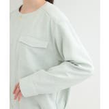 【S-LL】デイリーにも、通勤にも。フラップポケットノーカラーブルゾン | SHOO・LA・RUE | 詳細画像19
