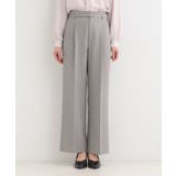 【セットアップ可/多機能】センタープレスできちんと見え ベルト付きワイドパンツ | SHOO・LA・RUE | 詳細画像13 