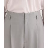 【セットアップ可/多機能】センタープレスできちんと見え ベルト付きワイドパンツ | SHOO・LA・RUE | 詳細画像17 