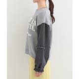 デニム袖切替ロゴニット | SHOO・LA・RUE | 詳細画像14 