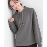 チャコールグレー(014) | 【S-LL】なめらかタッチ もちさら ニュアンス襟トップス | SHOO・LA・RUE