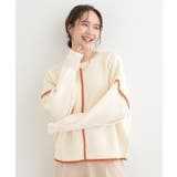 【前後2WAY】配色パイピングニット | SHOO・LA・RUE | 詳細画像4 