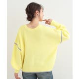 【前後2WAY】配色パイピングニット | SHOO・LA・RUE | 詳細画像11 