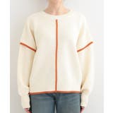 【前後2WAY】配色パイピングニット | SHOO・LA・RUE | 詳細画像28 