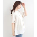 【ひんやり/UV/抗菌防臭】体型カバーも叶う 裾切り替えAライントップス | SHOO・LA・RUE | 詳細画像14