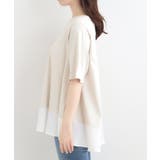 【ひんやり/UV/抗菌防臭】体型カバーも叶う 裾切り替えAライントップス | SHOO・LA・RUE | 詳細画像26
