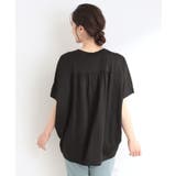 【ひんやり/UV/S-LL】後ろ姿も涼しげに ひやとろドルマンTシャツ | SHOO・LA・RUE | 詳細画像2 