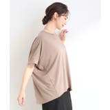 【ひんやり/UV/S-LL】後ろ姿も涼しげに ひやとろドルマンTシャツ | SHOO・LA・RUE | 詳細画像6 