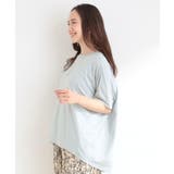 【ひんやり/UV/S-LL】後ろ姿も涼しげに ひやとろドルマンTシャツ | SHOO・LA・RUE | 詳細画像10 