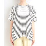 【ひんやり/UV/S-LL】後ろ姿も涼しげに ひやとろドルマンTシャツ | SHOO・LA・RUE | 詳細画像17 