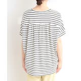 【ひんやり/UV/S-LL】後ろ姿も涼しげに ひやとろドルマンTシャツ | SHOO・LA・RUE | 詳細画像19 