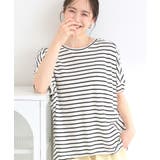 オフホワイト(303) | 【ひんやり/UV/S-LL】後ろ姿も涼しげに ひやとろドルマンTシャツ | SHOO・LA・RUE