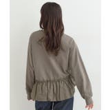 【洗濯機可】ほんのり甘い アシンメトリーフリルの上品トップス | SHOO・LA・RUE | 詳細画像6 