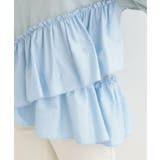 【洗濯機可】ほんのり甘い アシンメトリーフリルの上品トップス | SHOO・LA・RUE | 詳細画像18 