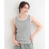 【前後2WAY/洗濯機可/S-LL】毎日のお供に ランダムテレコタンクトップ | SHOO・LA・RUE | 詳細画像21 