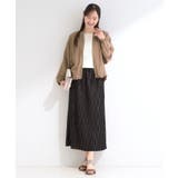 【洗濯機可/UV/S-LL】程よい透け感 襟元タック シアーブルゾン | SHOO・LA・RUE | 詳細画像11 