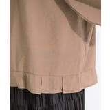 【洗濯機可/UV/S-LL】程よい透け感 襟元タック シアーブルゾン | SHOO・LA・RUE | 詳細画像22 