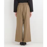 【洗濯機可/S-LL】フラップポケットがアクセント ヘリンボーンワイドパンツ | SHOO・LA・RUE | 詳細画像15 