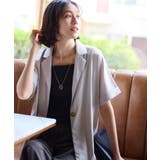 【S-LL/洗濯機可/セットアップ可】軽凛(かろりん) ひんやり半袖ジャケット | SHOO・LA・RUE | 詳細画像1 