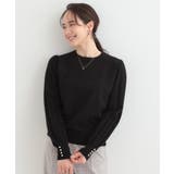 コンパクト見えが大人かわいい お袖編み柄ニット | SHOO・LA・RUE | 詳細画像5 