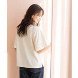 ハシゴレースフレアスリーブＴシャツ | SHOO・LA・RUE | 詳細画像4 