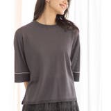 配色ラインニットTシャツ | SHOO・LA・RUE | 詳細画像34