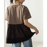 バックギャザーペプラムTシャツ | SHOO・LA・RUE | 詳細画像23 