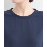 【S-LL/体型カバー】ストライプ柄ドッキングワンピース | SHOO・LA・RUE | 詳細画像16 