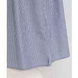 【S-LL/体型カバー】ストライプ柄ドッキングワンピース | SHOO・LA・RUE | 詳細画像19 