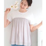 ライトグレー(011) | 【ひんやり/S-LL】1枚でインせず決まる きらきらビスチェ風Tシャツ | SHOO・LA・RUE