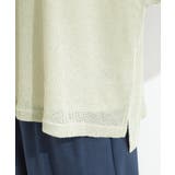 【S-LL】シアーワッフル ラグラン5分袖ゆるTシャツ | SHOO・LA・RUE | 詳細画像18 