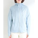 【ひんやり/UV/洗濯機可】日焼け対策も快適に 指穴つき ジップパーカー | SHOO・LA・RUE | 詳細画像13 