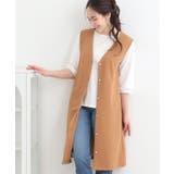 トープ(054) | 【2点セット/洗濯機可/S-LL】ジレにもなるジャンスカ+5分袖Tシャツ | SHOO・LA・RUE