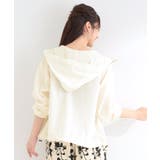 【S-LL/UV】シルエット変化を楽しめる シアーフーディーブルゾン | SHOO・LA・RUE | 詳細画像2 