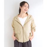 【S-LL/UV】シルエット変化を楽しめる シアーフーディーブルゾン | SHOO・LA・RUE | 詳細画像9 