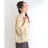 【S-LL/UV】シルエット変化を楽しめる シアーフーディーブルゾン | SHOO・LA・RUE | 詳細画像10 