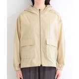 【S-LL/UV】シルエット変化を楽しめる シアーフーディーブルゾン | SHOO・LA・RUE | 詳細画像13 