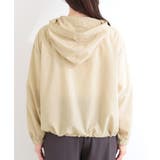 【S-LL/UV】シルエット変化を楽しめる シアーフーディーブルゾン | SHOO・LA・RUE | 詳細画像24 